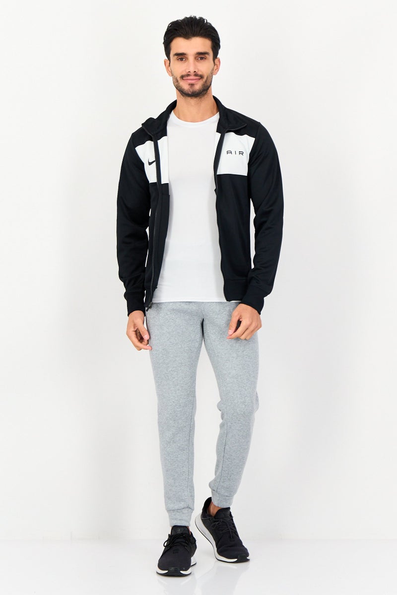 Nike جاكيت تدريب رياضي للرجال بأكمام طويلة، أسود - Image 4